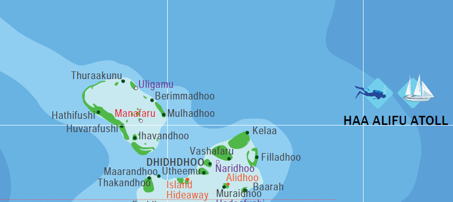 haa alif atoll map